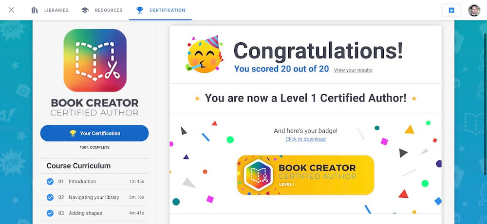 Book Creator Certified Author