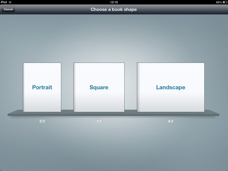 Choose a page layout